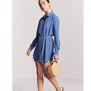 Belted Forever21 Shirt Dress